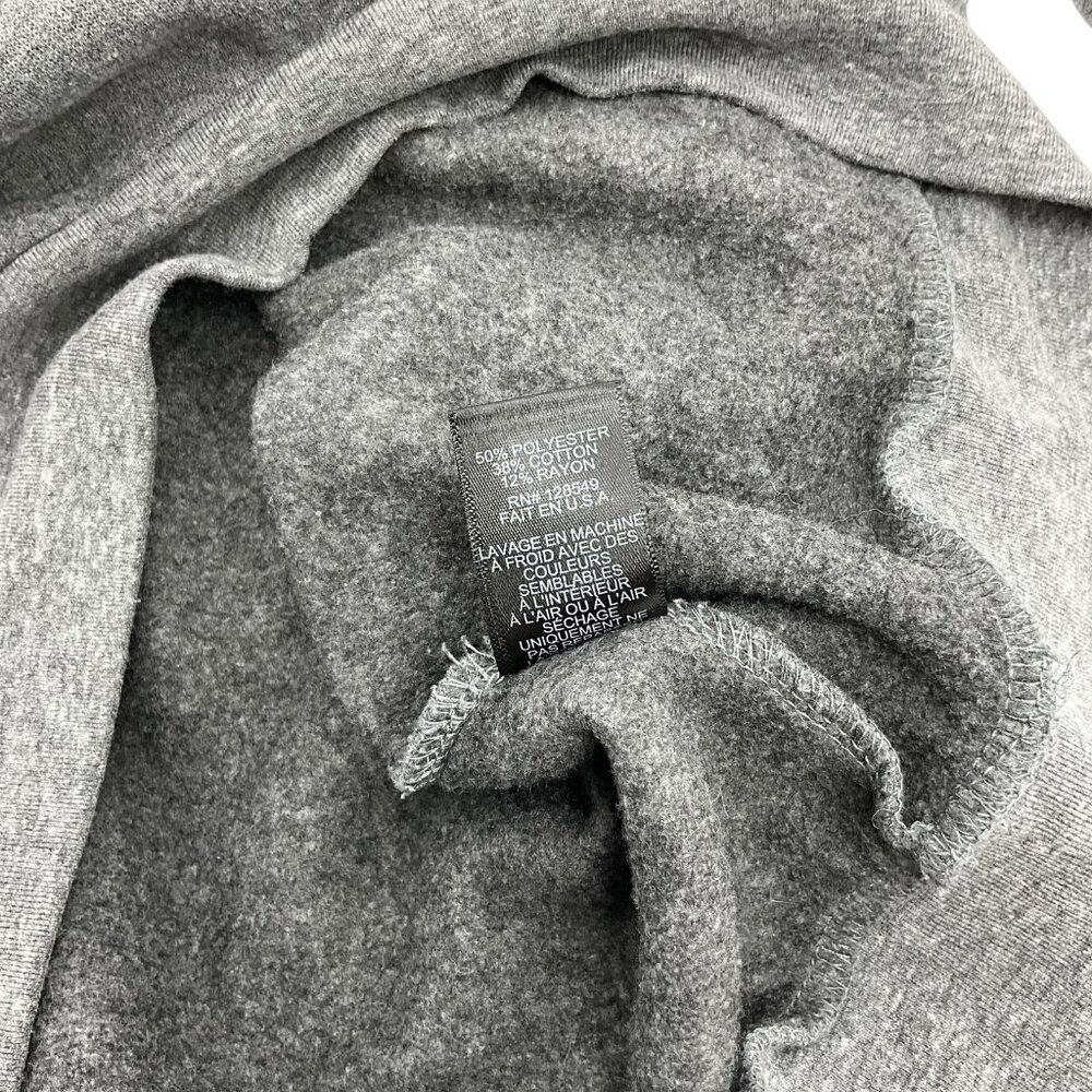 Aviator Nation Rugby Stitch Crew Sweatshirt Heather Gray Unisex Small Crew Neck - Picture 9 of 12